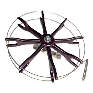 改进版不锈钢丝护圈八卦轮手拨轮盘车轮微铅筏钓轮谷麦手拔江钓轮