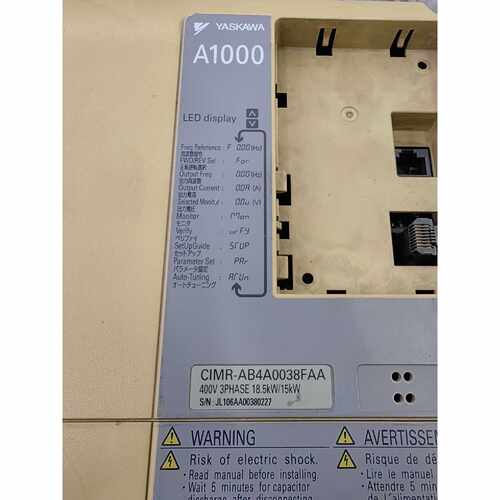 （请询价）安川变频器CIMRAB4A0038FAA38