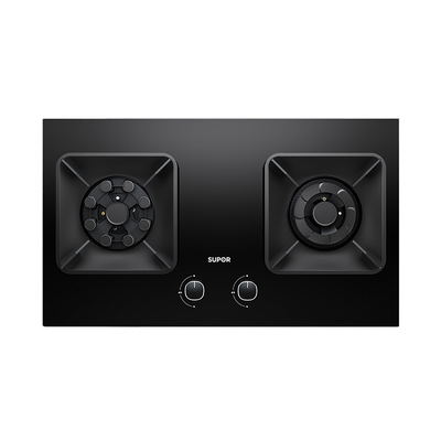 苏泊尔燃气灶鸳鸯灶燃气灶家用煤气双灶嵌入式天然气灶九腔5.2KW