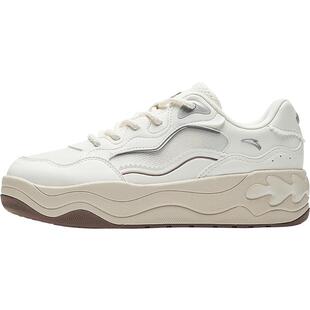 安踏海草3透气板鞋女款厚底增高女鞋夏季新款舒适潮流软底休闲鞋