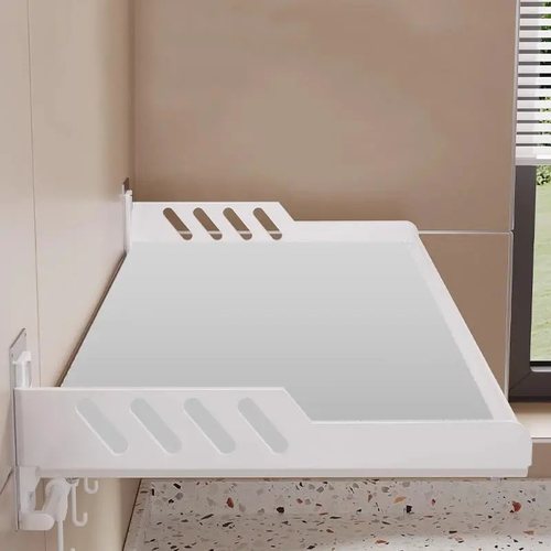 墙上置物架厨房卫生间免打孔挂壁挂式墙面悬空托架厨房隔板置物板