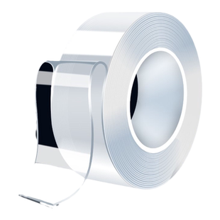 纳米双面胶无痕胶万次魔力透明粘墙胶强力胶多功能高粘度水晶胶带胶贴防水不伤墙不粘胶玻璃超薄款胶布不留痕