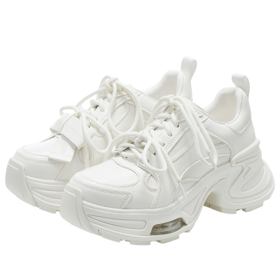 鞠婧祎同款VITTORIO VENTURA薇薇燃 可拆蝴蝶结增高厚底老爹鞋