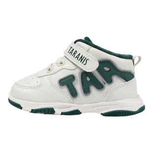 泰兰尼斯童鞋软底婴幼儿学步鞋冬季加绒加厚女童鞋保暖男童机能鞋