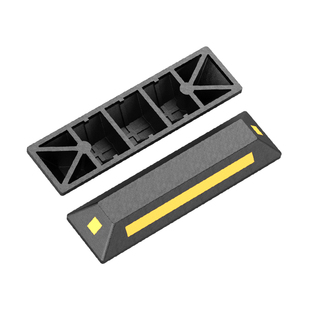 汽车停车位车轮挡车器车库橡胶限位器定位器橡塑停车桩阻车器地挡