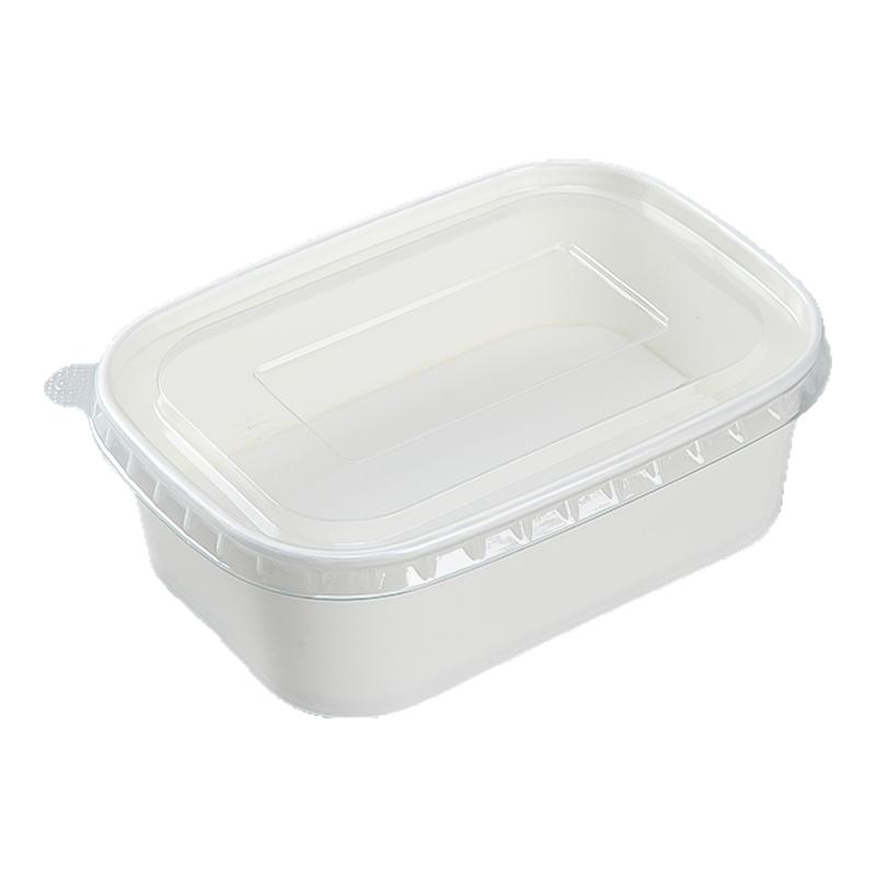 长方形牛皮纸加厚带盖轻食水果盒