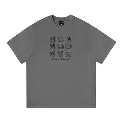 250G重磅凉感速干印花短袖T恤