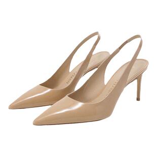 Stuart Weitzman 女士尖头浅口鞋高跟鞋凉鞋STUART 75 SLING PUMP