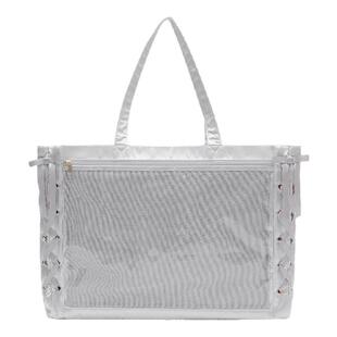 WEGO丝带痛包LL缎面少女单肩手提托特包大食量通勤可爱谷子二次元