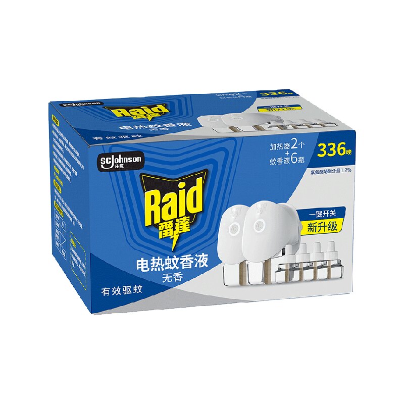 Raid雷达电蚊香液恒温29.4ml*6瓶