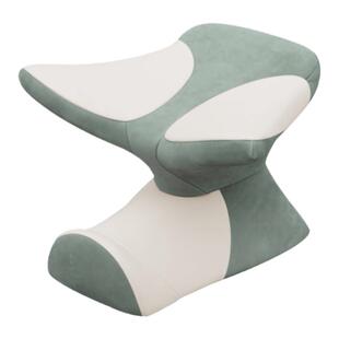 心冥想蝶椅冥想坐垫打坐专用椅子盘腿高端不脱鞋头层牛皮真皮拼接