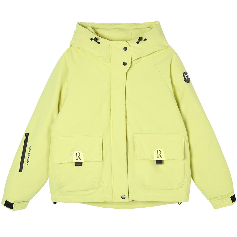 2026冬季女连帽加厚工装棉服