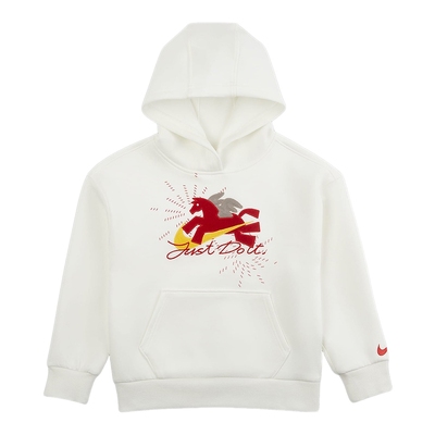 NIKE耐克马年新年款卫衣男女童印花上衣针织连帽套头衫IU5332-133