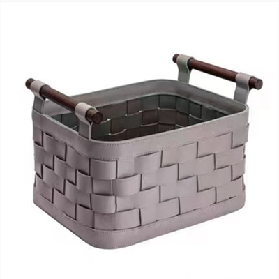 设计师新款大容量编织收纳筐