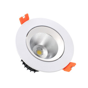 led射灯cob天花灯5W7W12W18W24W嵌入式筒灯服装店背景墙射灯开孔