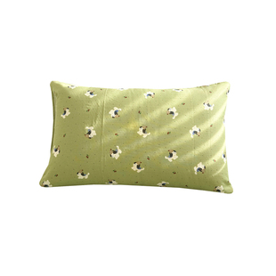 全棉双层纱奶酪狗卡通纯棉枕套48x74cm一对装2宿舍枕芯内胆套单个