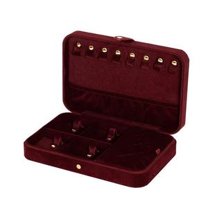 丝绒首饰盒防氧化大容量珠宝戒指手镯高级首饰盒收纳盒