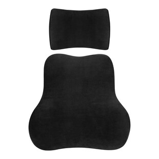 高端汽车头枕腰托座椅护颈枕腰靠车靠背垫开车护腰车用记忆棉靠枕