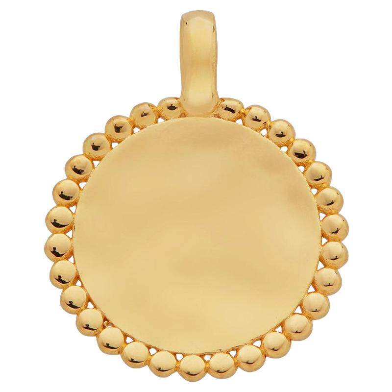 MonicaVinader刻字太阳吊坠