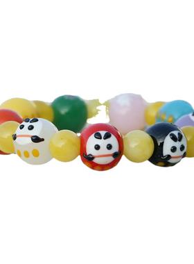 敏匠琉璃横孔原创达摩手串原创