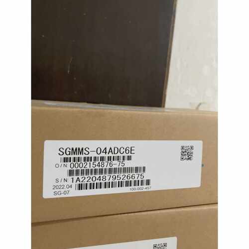 询价安川伺服电机SGMMS-04ADC6E，2022年4月生产，