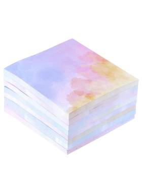 炫彩星空彩色便利贴便签纸ins风
