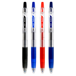 百乐Juice果汁笔中性笔百乐笔芯黑色按动笔0.5/0.38学生考试专用