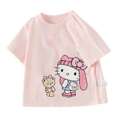 巴拉巴拉宝宝女童夏季短袖t恤