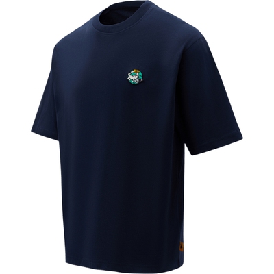 滔搏adidas阿迪达斯男子刺绣简约半截袖运动休闲短袖T恤JZ5062