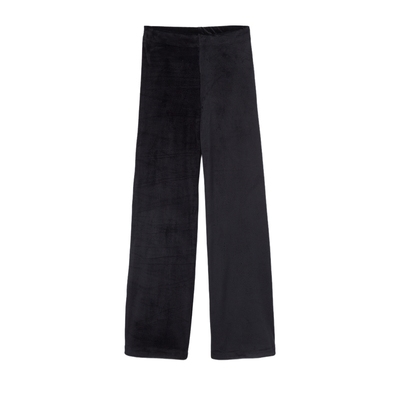 CALZEDONIA卡泽意袜秋冬女士时尚复古慵懒丝绒纯色阔腿裤MODP1288