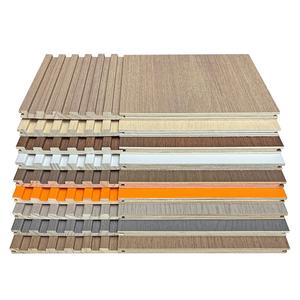 百木醇实木格栅木饰面装饰护墙板