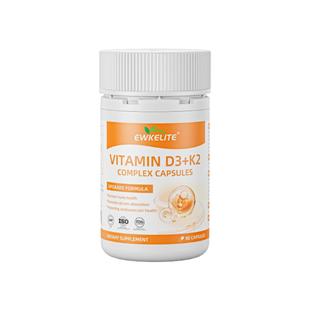 EWKELITE维生素d3k2镁三合一5000IU阳光成人女备孕补钙补vd瓶专用