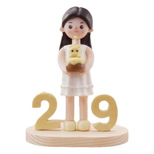 定制生日礼物粘土定制人偶软陶石塑黏土人物定制结婚闺蜜生日礼物