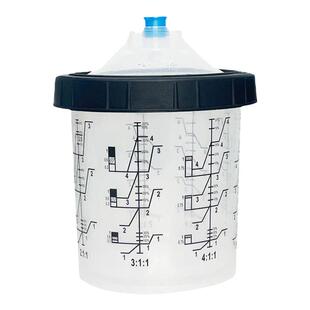 油漆喷枪壶上壶免洗塑料喷漆枪壶喷壶汽车一次性萨塔喷漆枪壶配件