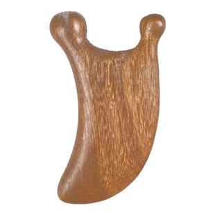 绿檀木小蜗牛按摩器檀木面部刮痧板全身按摩梳下颌线利器点穴拨筋