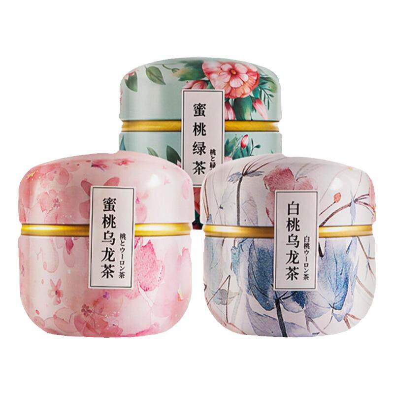 蜜桃白桃乌龙茶绿茶养生茶礼盒