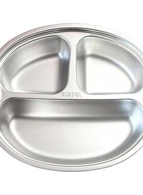 食品级316不锈钢餐盘儿童