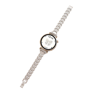 适用小米watchs4表带精致金属表链新款小米watchs5手表带满天星s3智能s2腕带color2运动表链男女士高级感