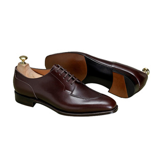 Mattina Respighi男士手工真皮固特异正装围盖挑缝德比皮底皮鞋