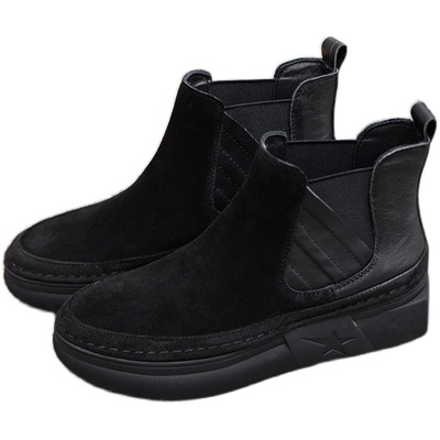 欧洲站2025秋季新款女鞋马丁靴