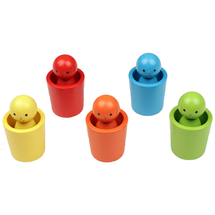 颜色认知教具分类杯宝宝蒙氏早教益智玩具托班幼儿童手眼协调锻炼