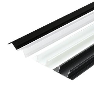 悬浮吊顶收口条阴影缝T型材天花石膏板收边铝合金U型凹槽装饰线条