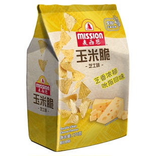 麦西恩玉米脆玉米片膨化薯片170g袋芝士蒜香黄油休闲零食玉米脆片