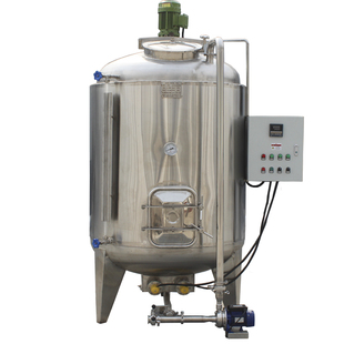 304不锈钢搅拌罐蒸汽加热反应釜液体搅拌电加热桶白钢保温加热罐
