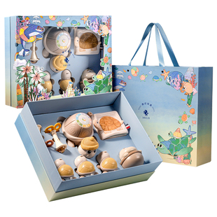 英国evoceler新生儿见面礼婴儿玩具学爬抬头练习爬行引导实用礼盒