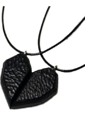 上觉手作原创慧心莞尔木质项链