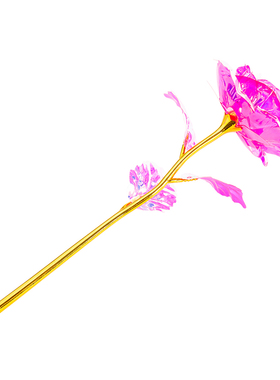 炫光玫瑰花星空彩金玫瑰花送老婆