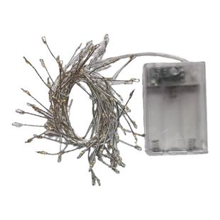 圣诞树缠绕灯串铜线灯发光花环装饰彩灯鞭炮灯满天星星蜈蚣铜丝灯