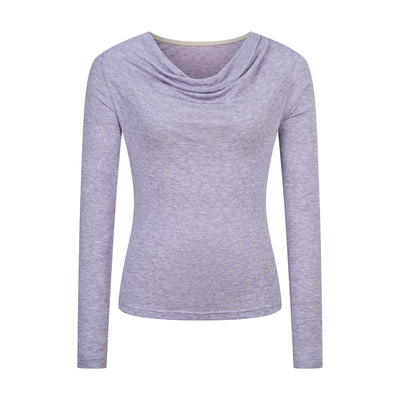 HeyDress	荡领天丝羊毛打底衫