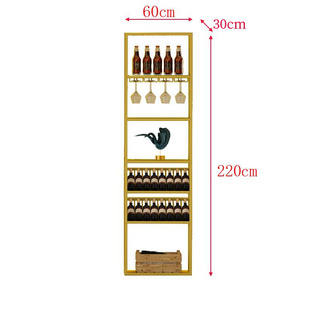 2023酒庄酒窑铁艺酒架酒吧落地酒柜葡萄酒红酒收纳展示架置物架靠